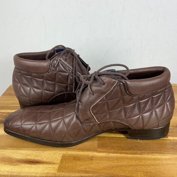 Mezlan Quilted Men\'s Chukka Boot Brown Men\'s 9.5 main image 5